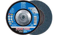 PFERD 62288 Type 27 POLIFAN SG Flap Discs 7 40 Grit 5/8 Arbor 8,500 rpm