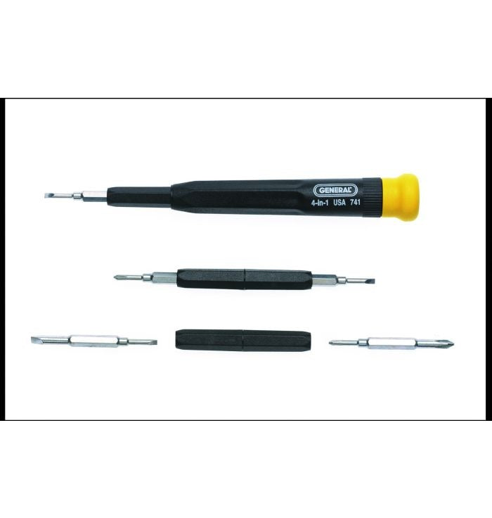 GENERAL TOOLS General Tools 741 4-In-1 Precision Screwdriver (1.0 x 1.0 x 1.0)