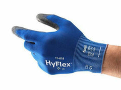 Ansell 11-618-9 HyFlex Plastic Ultralight Glove Size 9 Black Dark Blue