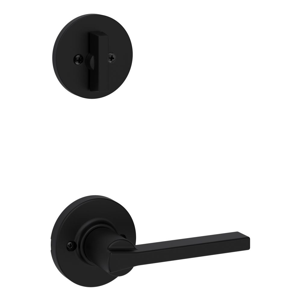 KWIKSET Kwikset 966CSLRDT-514.UNIV Casey Lever Handleset Trim Matte Black
