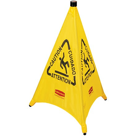 BSC PREFERRED Bsc Preferred JAN107 Collapsible Wet Floor Safety Sign