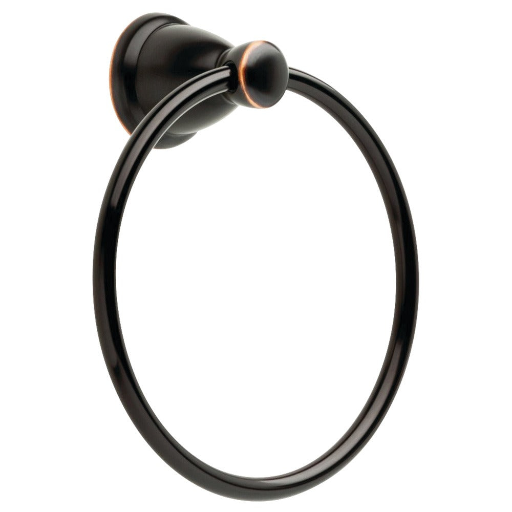 FRANKLIN BRASS Franklin Brass KIN46ORB1 Kinla Towel Ring Oil Rubbed Bronze