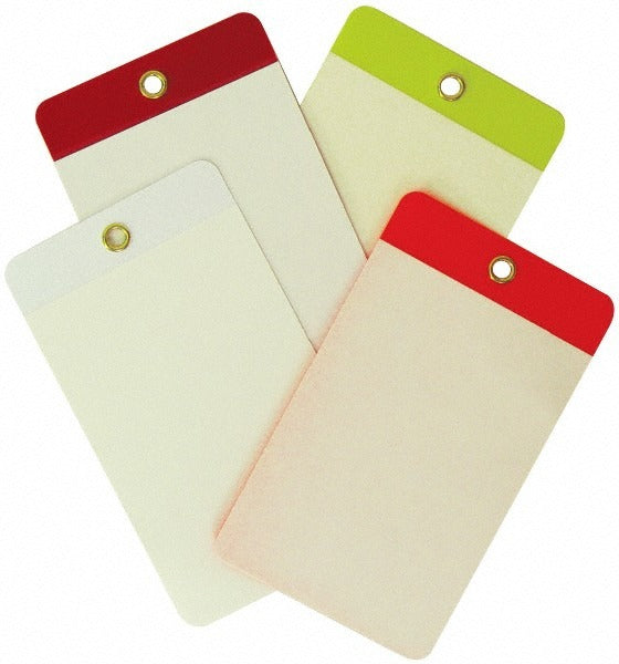 ACCUFORMNMC Accuformnmc LVS203W Blank Vinyl Rectangle Tag 25 Pack