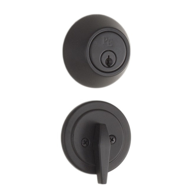 WESLOCK Weslock 00271-2-2FR22 Single Cylinder Deadbolt Matte Black