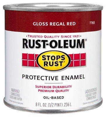 RUST-OLEUM Rust-oleum 7765-730 Gloss Regal Red Enamel 0.5 Pint