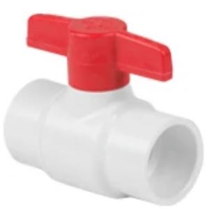 Spears 8721-005 1/2 PVC CWV BALL VALVE FPT EPDM