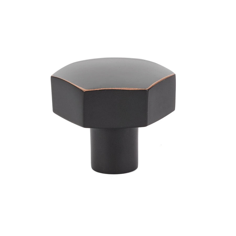 EMTEK Emtek 86458US10B Mod Hex Cabinet Knob Oil Rubbed Bronze