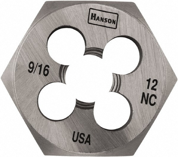 IRWIN Irwin Hanson 6848 Hex Rethreading Die 9/16-12 Unc