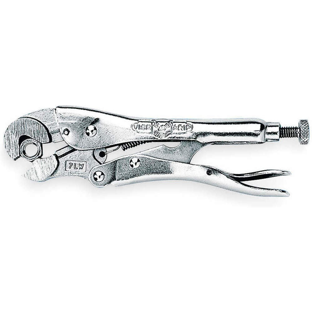 IRWIN Irwin 7LW Locking Wrench V-Jaw Plain Grip 7 In