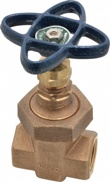 NIBCO Nibco NL2I008 Gate Valve 3/4 Inch Threaded Bronze 300 Psi