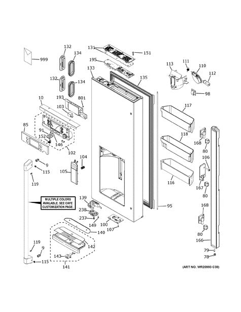 GENERAL ELECTRIC WR55X45229 DISPLAY CONTROL BOARDS