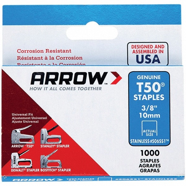 ARROW Arrow 506SS1 Stainless Steel Heavy-duty Staple 1000 Pack