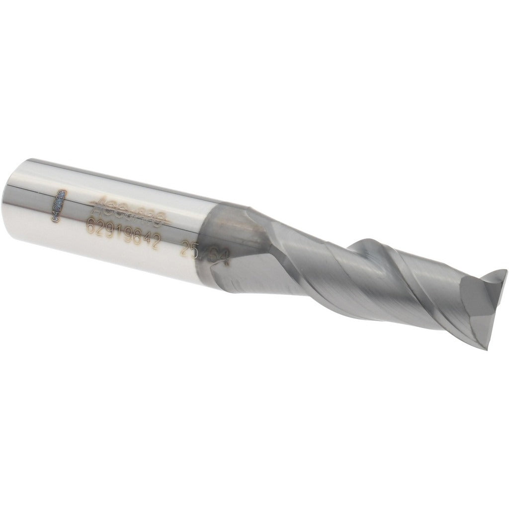 ACCUPRO Accupro 12178759 Square End Mill 25/64 in 2-flute Carbide