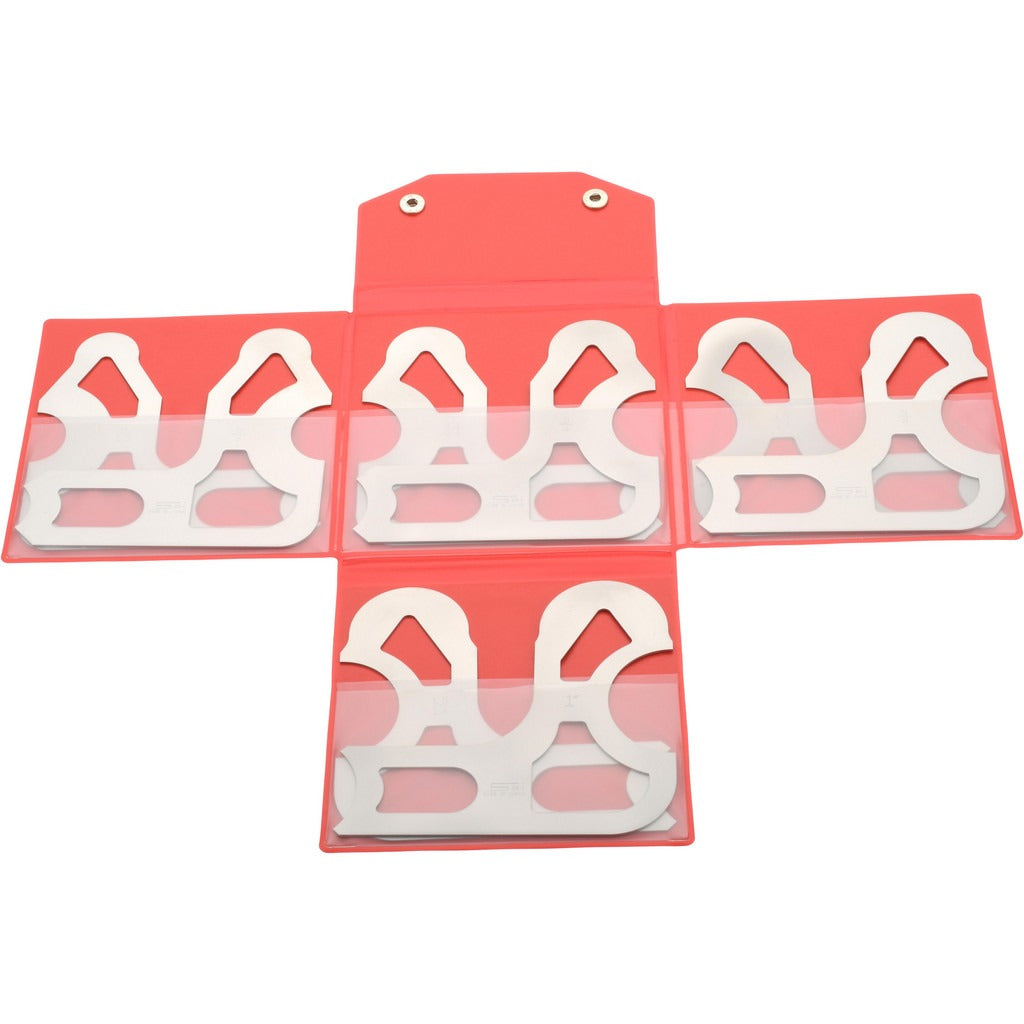 SPIROTHERM Spi 30-685-2 Radius Gage Set 8 Piece Stainless Steel