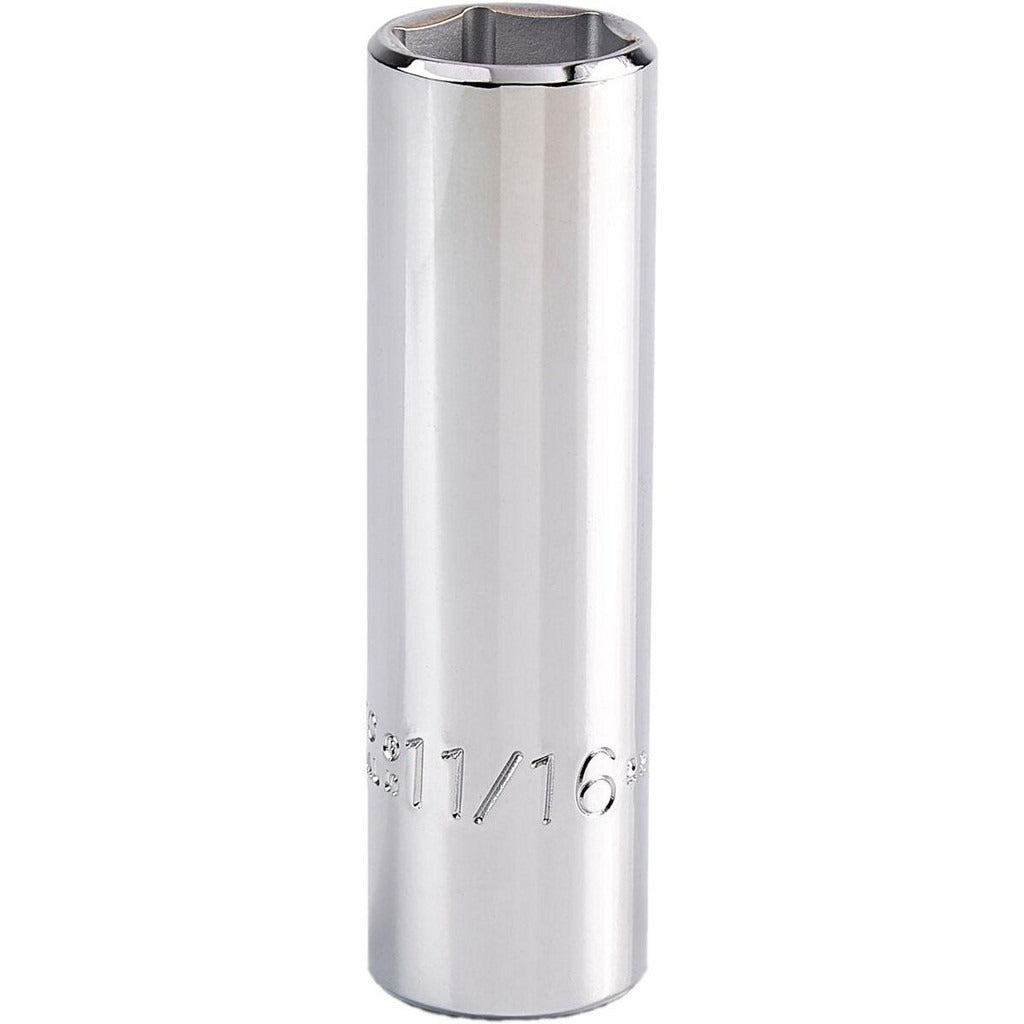 PROTO Proto J5322H Deep Hand Socket 11/16 in 6-point 1/2 in Drive
