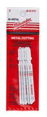 Milwaukee 48-42-5121 3 Inch 18 TPI Bi-Metal Jig Saw Blades 5 Pack