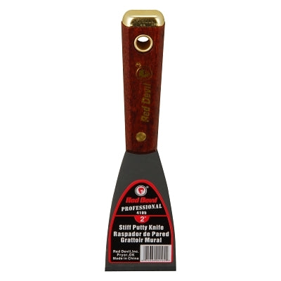 Red Devil 4105 2-Inch Stiff Putty Knife Brown/Grey