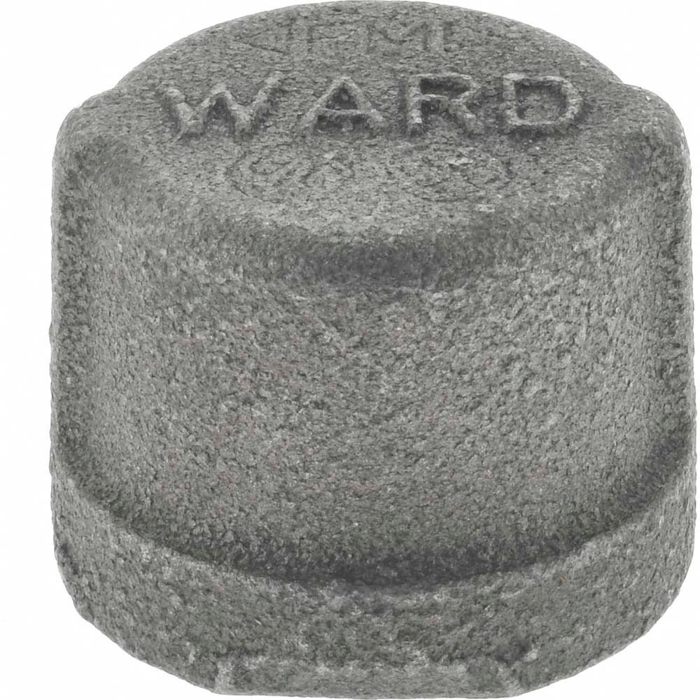 VALUE COLLECTION Value Collection B300 15 Black Iron End Cap 1/2 in Threaded