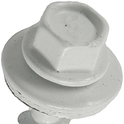 HILLMAN Hillman Fasteners 117906 Roofing Screw 10x1 in White 5-pack