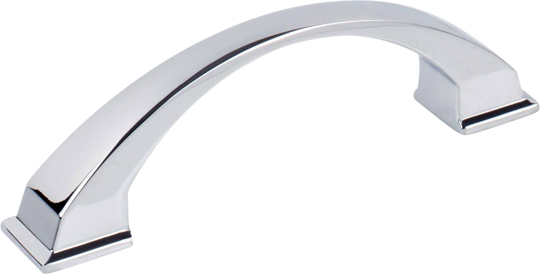 JEFFREY ALEXANDER Jeffrey Alexander 944-96PC Arched Cabinet Pull Polished Chrome