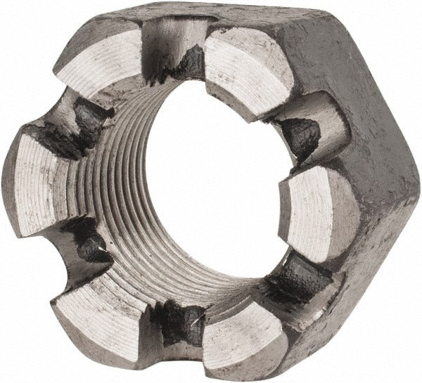 VALUE COLLECTION Value Collection SNFI2100-010BX Hex Slotted Lock Nut 1-14