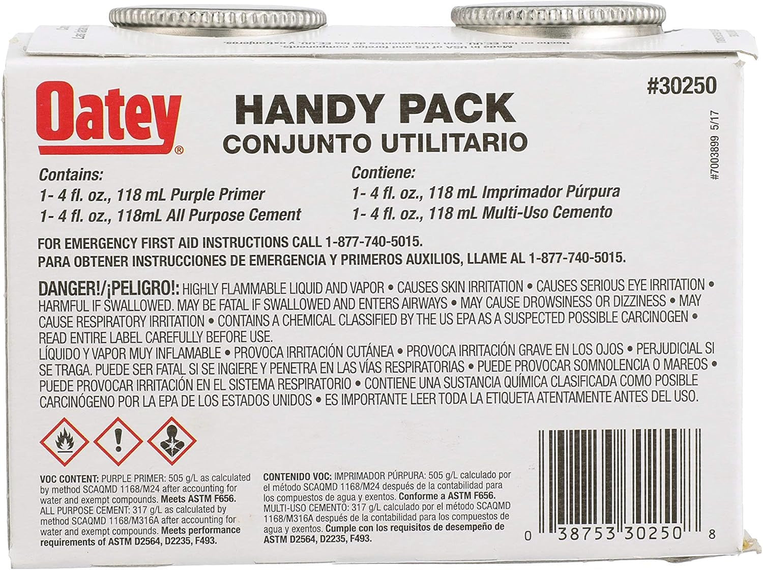 OATEY Oatey 30250 All Purpose Cement Weld Kit (4 oz)