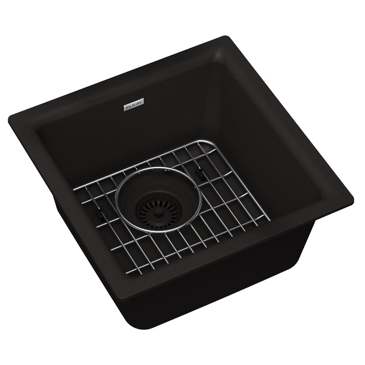 BSC PREFERRED Bsc Preferred ELG1616BK0C Quartz Bar Sink Dual Mount