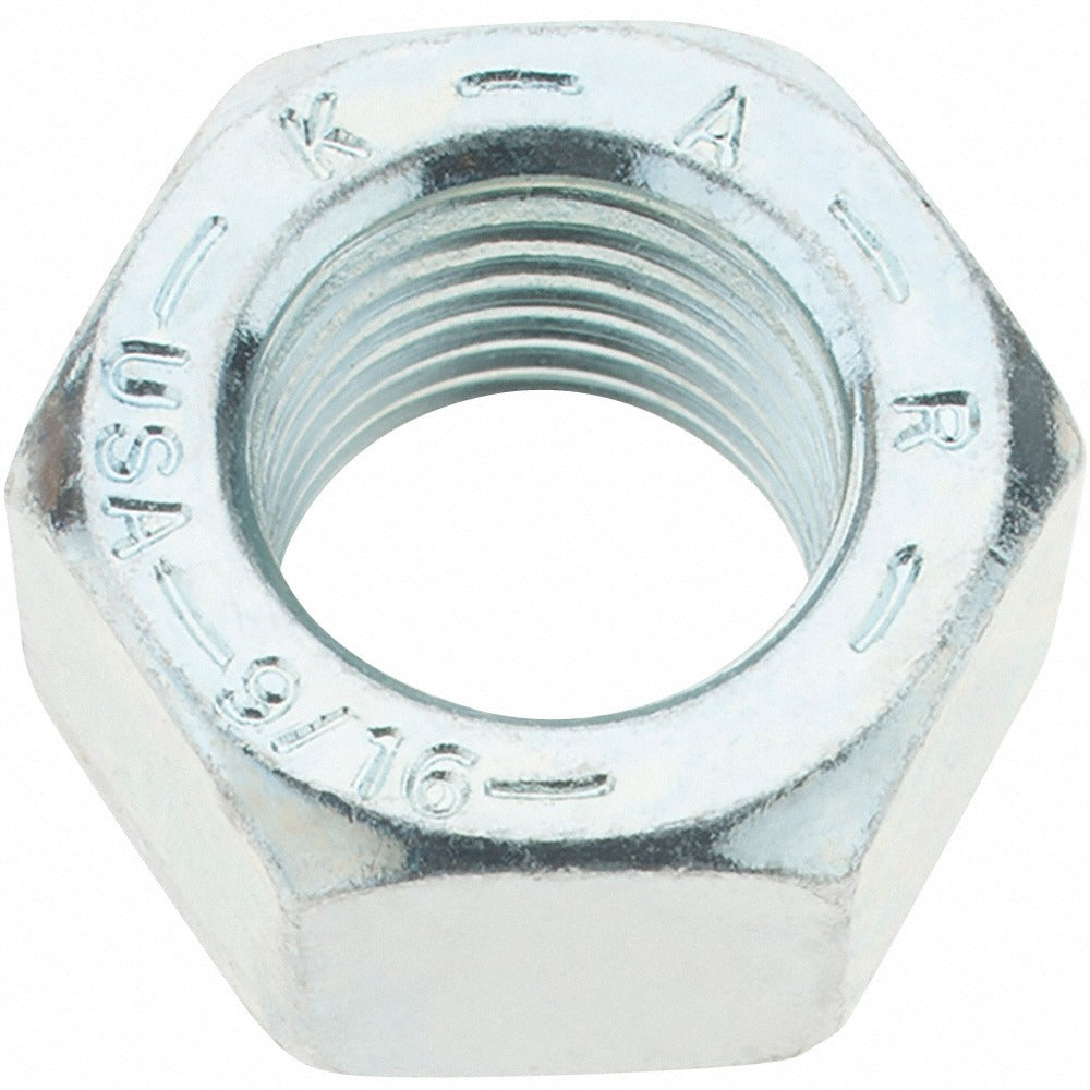 VALUE COLLECTION Value Collection KP86174 Hex Nut 9/16-18 Grade 8 Pack 50