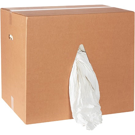 BSC PREFERRED Bsc Preferred BR104 White Knit Rags 100 Count Box