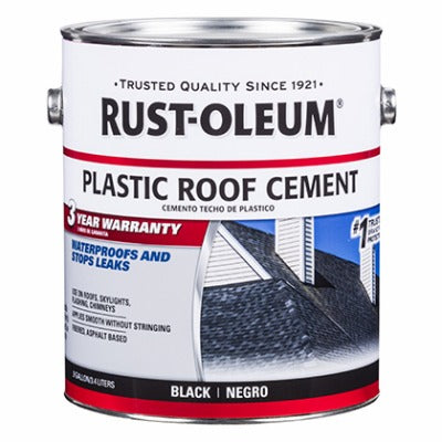 RUST-OLEUM Rust-oleum 301899 Fibered Asphalt Roof Cement 1 Gallon