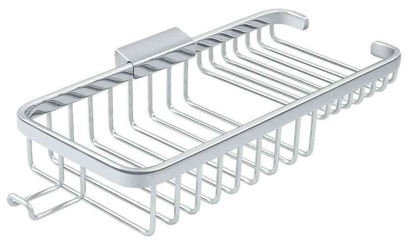 DELTANA Deltana WBR1051HU26 Wire Basket 10 in Rect Hook Bright Chrome