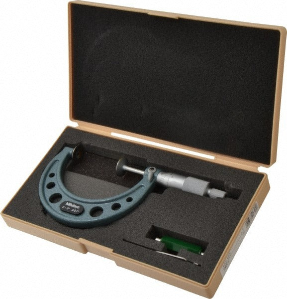 MITUTOYO Mitutoyo 123-127 Disc Micrometer 2 to 3 Inch 0.001 in