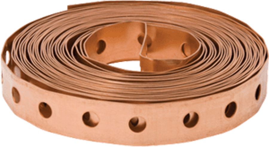 Mueller A01211 Copper Hanger Strap, 3/4 x 25' Roll