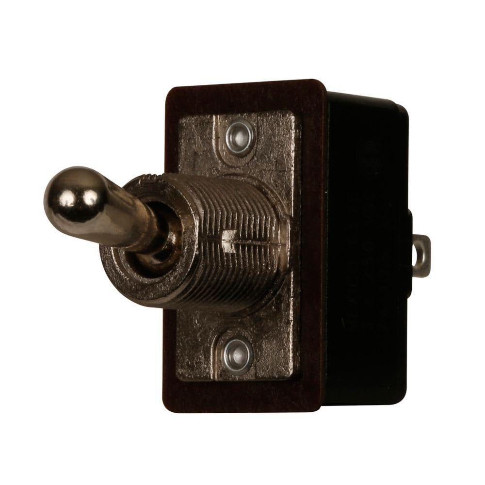 EATON Eaton 8373K107 Ac/Dc rated toggle switch Dpdt On-None-On 7 A 125 Vac (0.469 in bushing)