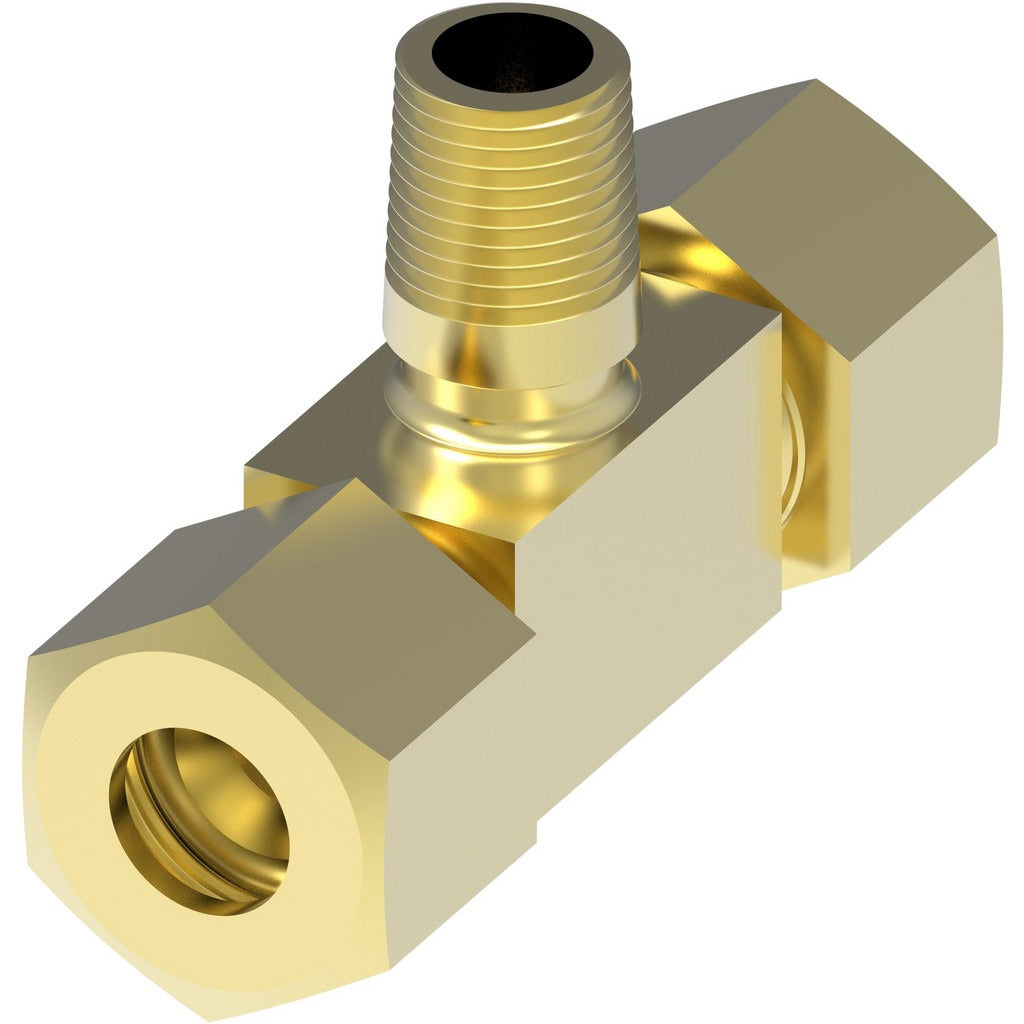 EATON Eaton 1477X6 Brass Compression Female Branch Tee 3/8 in