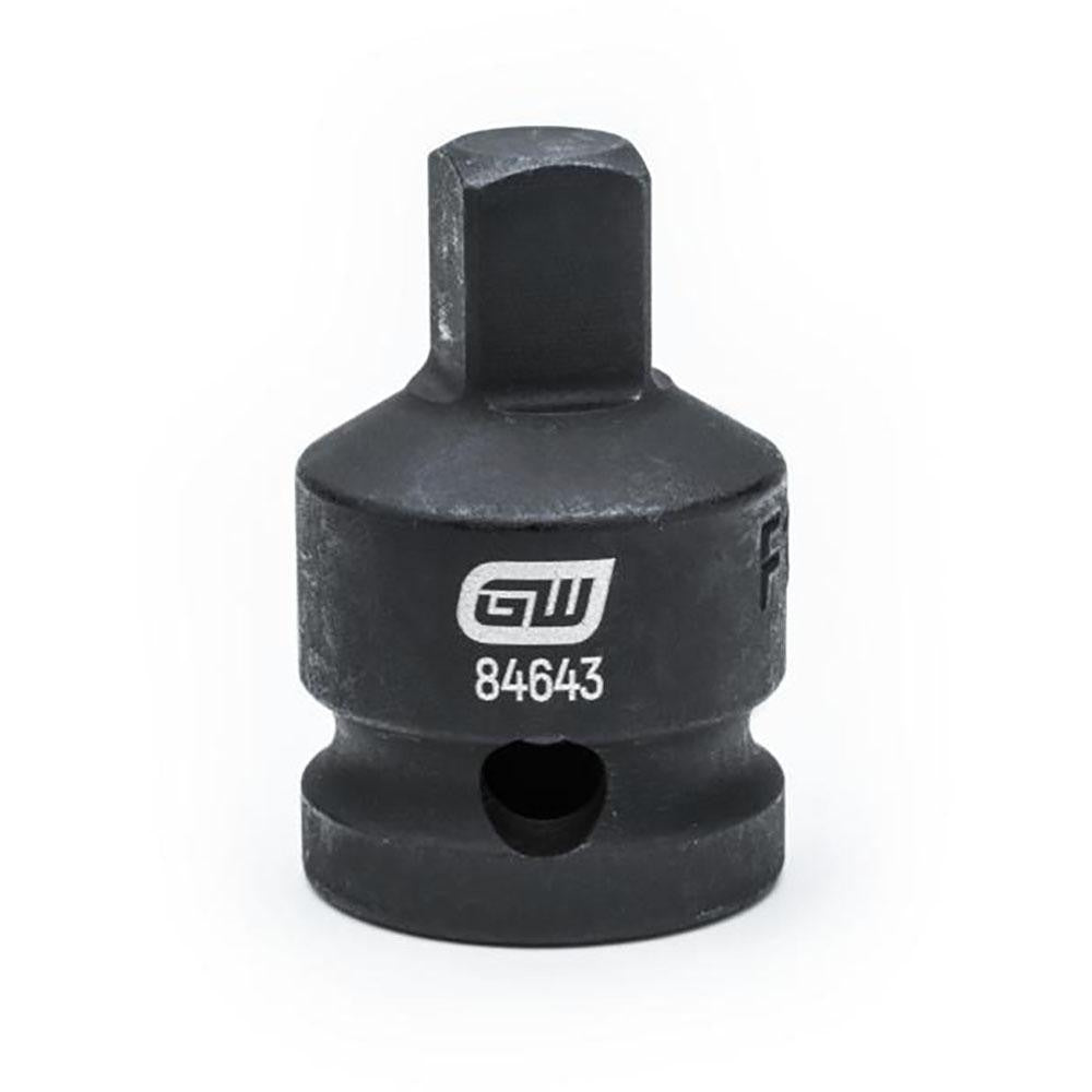 GEARWRENCH Gearwrench 84643 Impact Socket Adapter 3/8 to 1/2 Square Drive