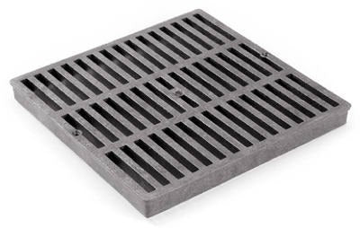 NDS Nds 980 Square Drain Grate 9x9 Inches Black