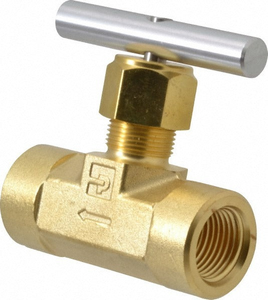PARKER Parker 8F-V12LN-B Needle Valve 1/2 Inch Fnpt Brass 3000 Psi
