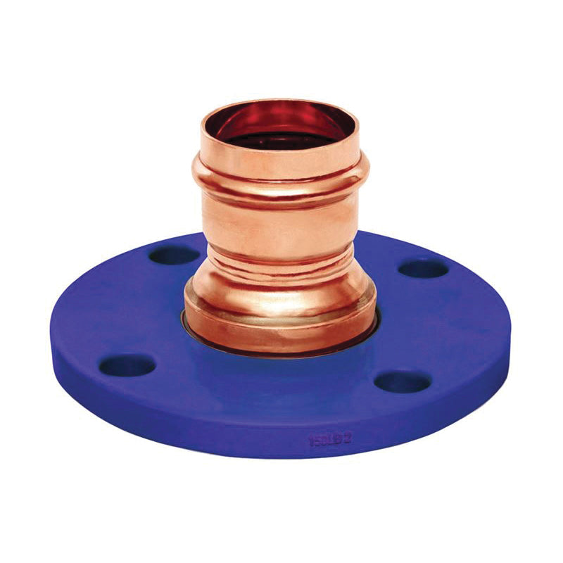 Mueller PF02980 Small Composite Flange, 2 in, Wrought Copper, Press, 150 lb