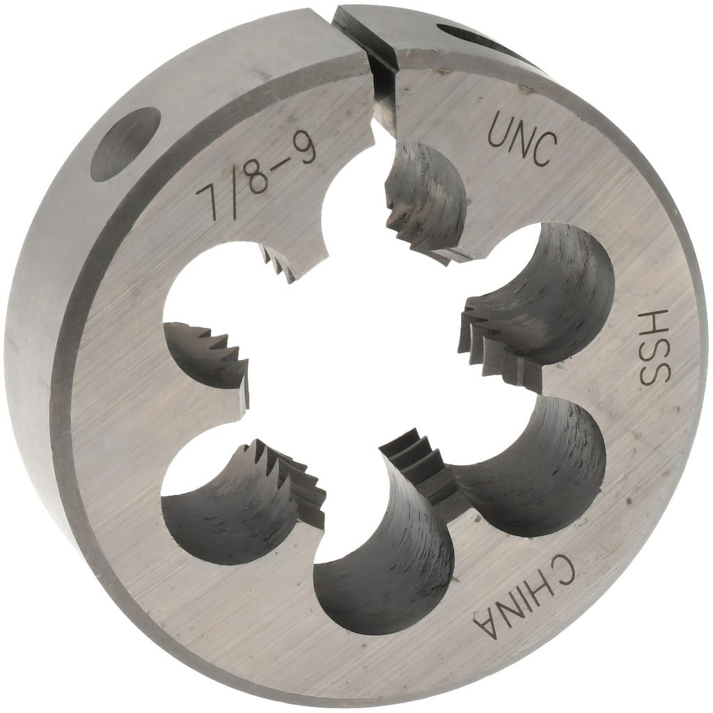 VALUE COLLECTION Value Collection 314-1372 Round Die 7/8-9 2 Inch Od Hss