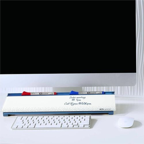 QUARTET Quartet QRTGDP186D Glass Dry-erase Desktop Marker Pad