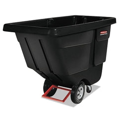 Rubbermaid FG130400BLA Rotomolded Tilt Truck 1/2 yd 450 lb Load Capacity Black