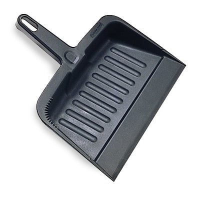 Rubbermaid Commercial FG200500CHAR Plastic Dust Pan 12x8-1/4x2-5/8