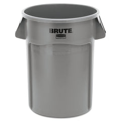 Rubbermaid Commercial FG264360GRAY Brute Round Container without Lid 44 Gallon Heavy-Duty Plastic Utility Waste Gray