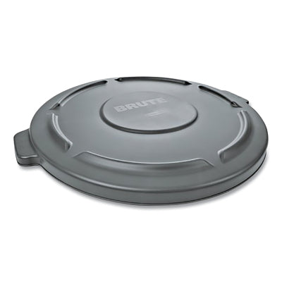 Rubbermaid FG264560GRAY BRUTE Round Container Lid, 24-1/2 inch Diameter, Gray