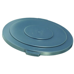 Rubbermaid Commercial FG265400GRAY Flat Lid For 55 Gallon Trash Container Gray