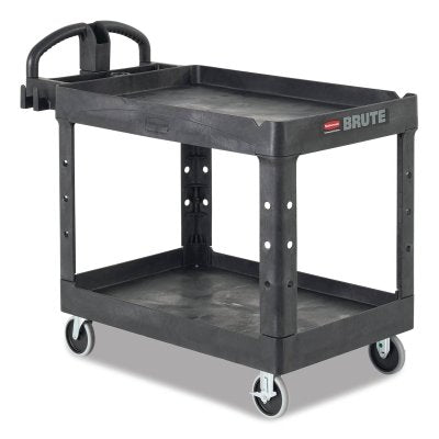 Rubbermaid Commercial FG452088BLA Utility Cart 500 lb Load Capacity 25-7/8 inches x 45-1/4 inches x 33-1/4 inches Black