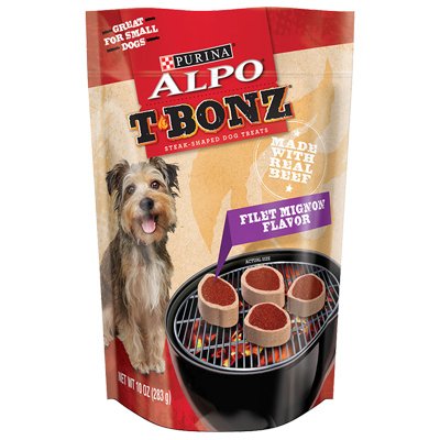 TRUE VALUE 17098A Purina TBonz Dog Treats, Porterhouse, 10-oz. Pouch