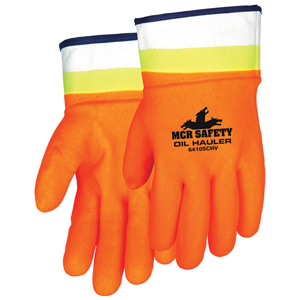 MCR Memphis Glove 6410SCHV Oil Hauler Gloves Hi-Vis Orange (12/Pair) Replacement MPN