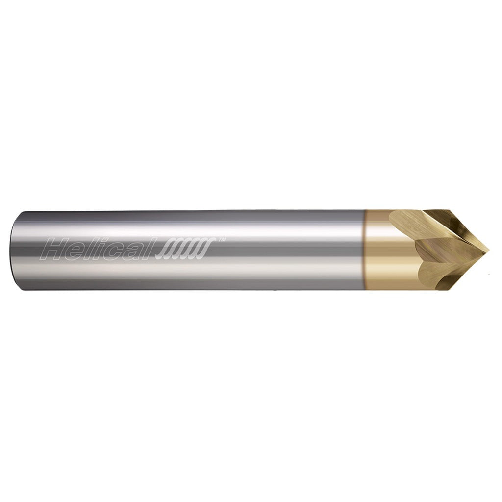 HELICAL SOLUTIONS Helical Solutions 83850 Chamfer Mill 1/4 in 2 Flute Carbide